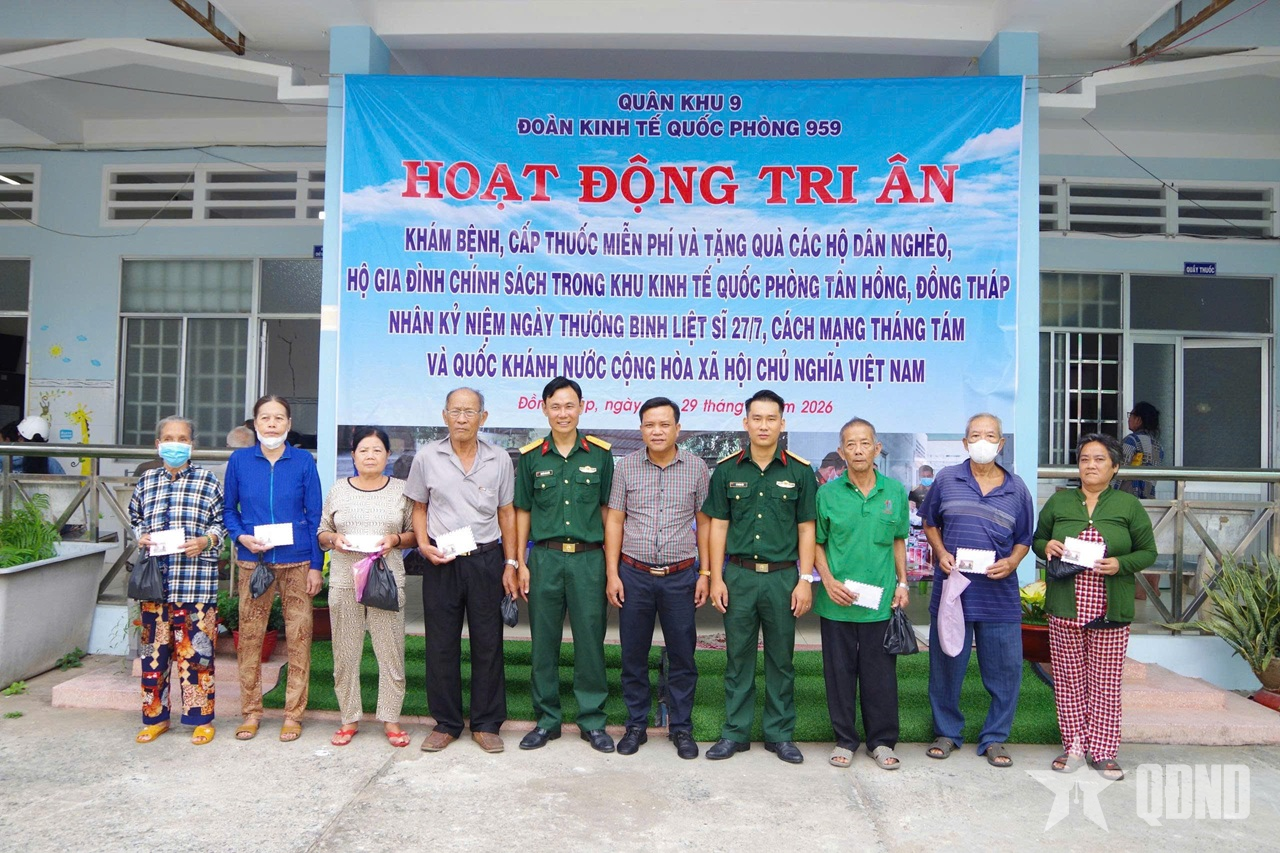 Đoàn Kinh tế - Quốc phòng 959 (Quân khu 9): Bồi đắp thêm niềm tin, tình cảm quân dân gắn bó